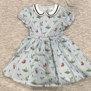 Disney Pastel Blue Dress with Fun Character Design